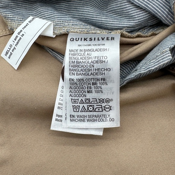 NWT Quicksilver Men's Shorts - Picture 5 of 6